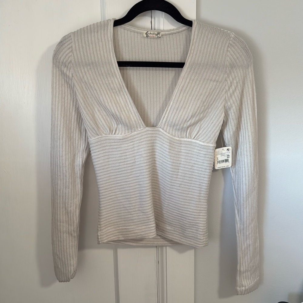 FP Intimately Deep V Long Sleeve